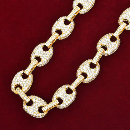 Bijou Grain de Café – Collier Cuban Plaqué Or Homme - Bijou Graine de Café - Colliergrainedecafe.fr