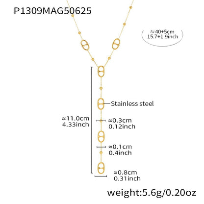 Collier Long Grain de Café – Chaîne Acier Inoxydable Plaqué Or ou argent - Bijou Graine de Café - Colliergrainedecafe.fr