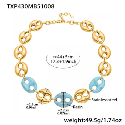 Collier Résine Femme – Bracelet Résine & Boucles d'Oreilles Résine | Parure 3 Pièces - Bijou Graine de Café - Colliergrainedecafe.fr