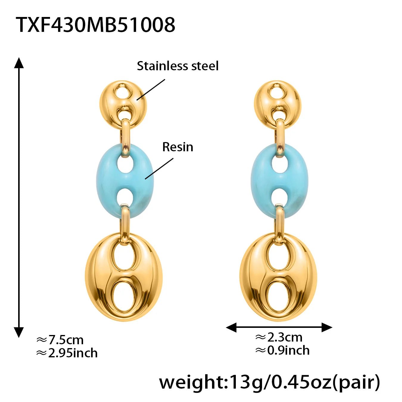 Collier Résine Femme – Bracelet Résine & Boucles d'Oreilles Résine | Parure 3 Pièces - Bijou Graine de Café - Colliergrainedecafe.fr