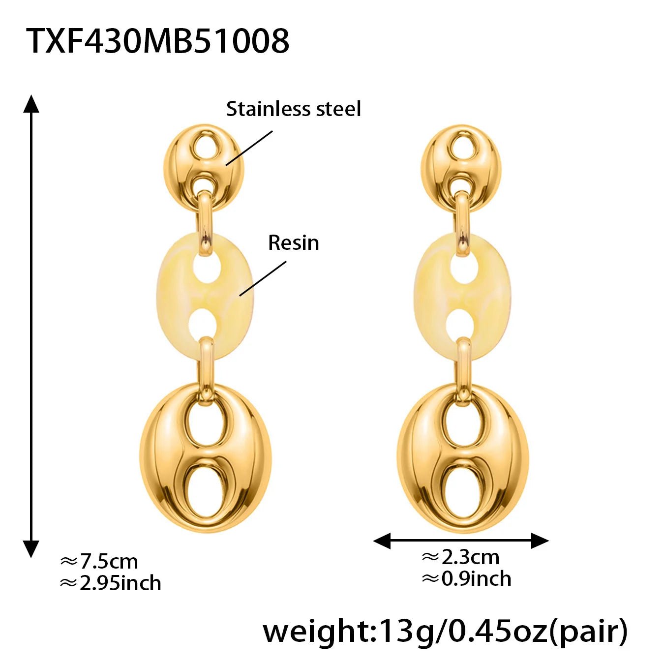 Collier Résine Femme – Bracelet Résine & Boucles d'Oreilles Résine | Parure 3 Pièces - Bijou Graine de Café - Colliergrainedecafe.fr