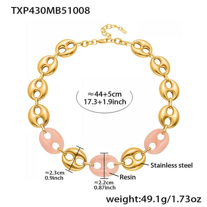 Collier Résine Femme – Bracelet Résine & Boucles d'Oreilles Résine | Parure 3 Pièces - Bijou Graine de Café - Colliergrainedecafe.fr