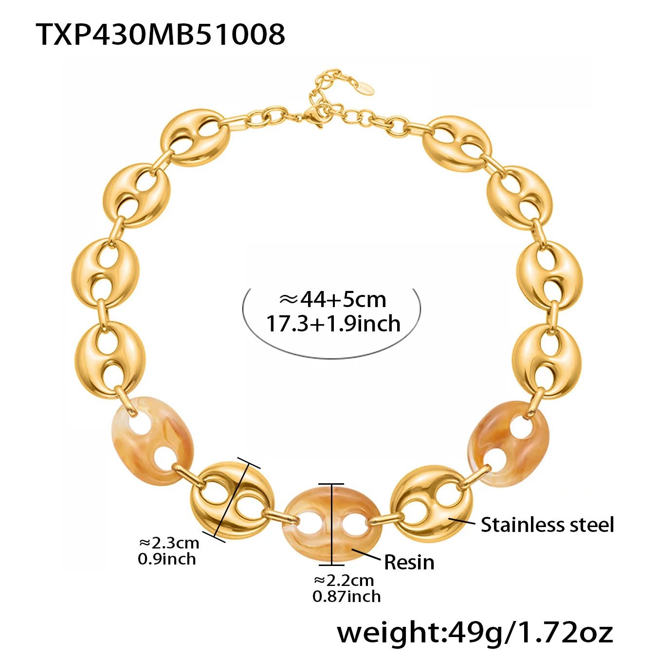 Collier Résine Femme – Bracelet Résine & Boucles d'Oreilles Résine | Parure 3 Pièces - Bijou Graine de Café - Colliergrainedecafe.fr