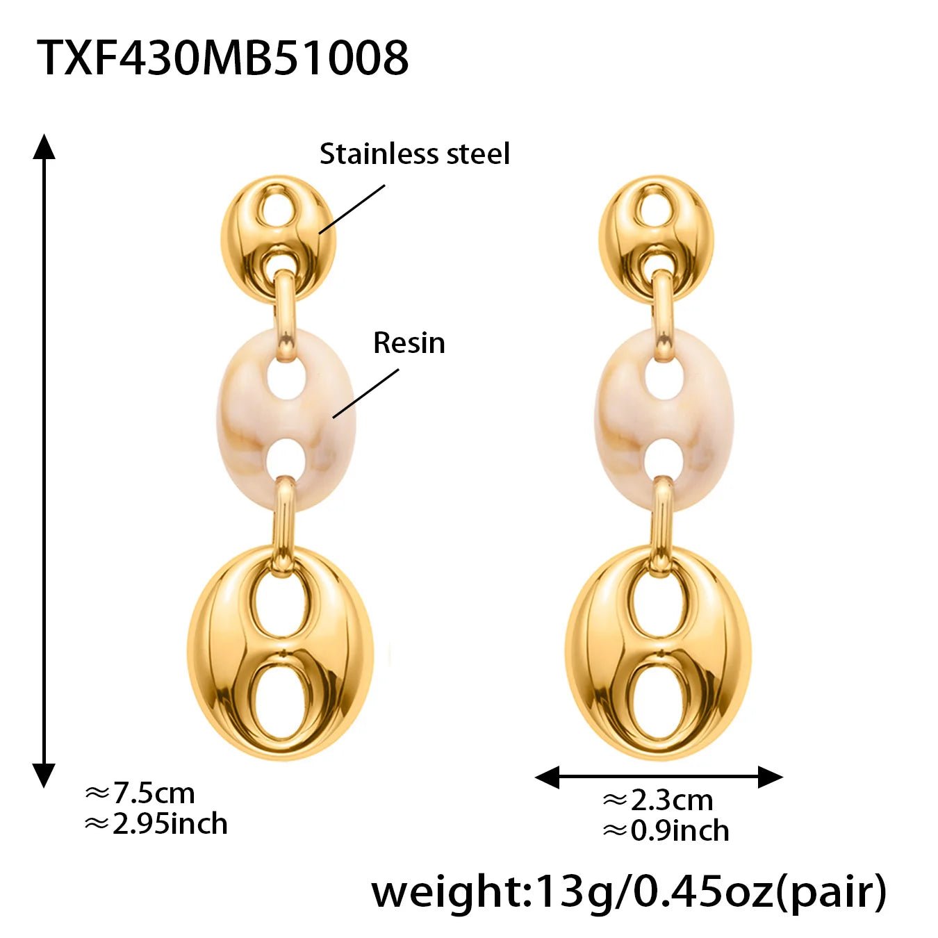 Collier Résine Femme – Bracelet Résine & Boucles d'Oreilles Résine | Parure 3 Pièces - Bijou Graine de Café - Colliergrainedecafe.fr