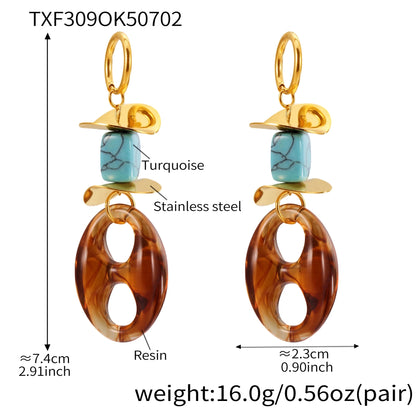 Collier Graine Café Résine Colorée Original – Set Bijoux Femme Acier Inoxydable - Bijou Graine de Café - Colliergrainedecafe.fr