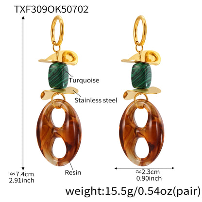 Collier Graine Café Résine Colorée Original – Set Bijoux Femme Acier Inoxydable - Bijou Graine de Café - Colliergrainedecafe.fr