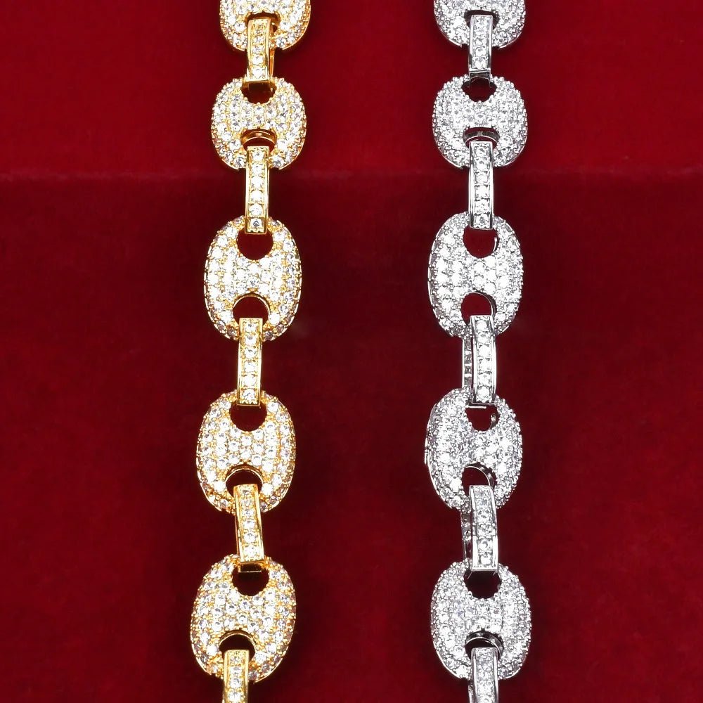 Bijou Grain de Café – Collier Cuban Plaqué Or Homme - Bijou Graine de Café - Colliergrainedecafe.fr