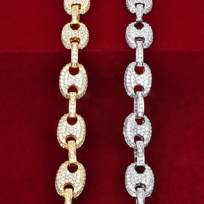 Bijou Grain de Café – Collier Cuban Plaqué Or Homme - Bijou Graine de Café - Colliergrainedecafe.fr