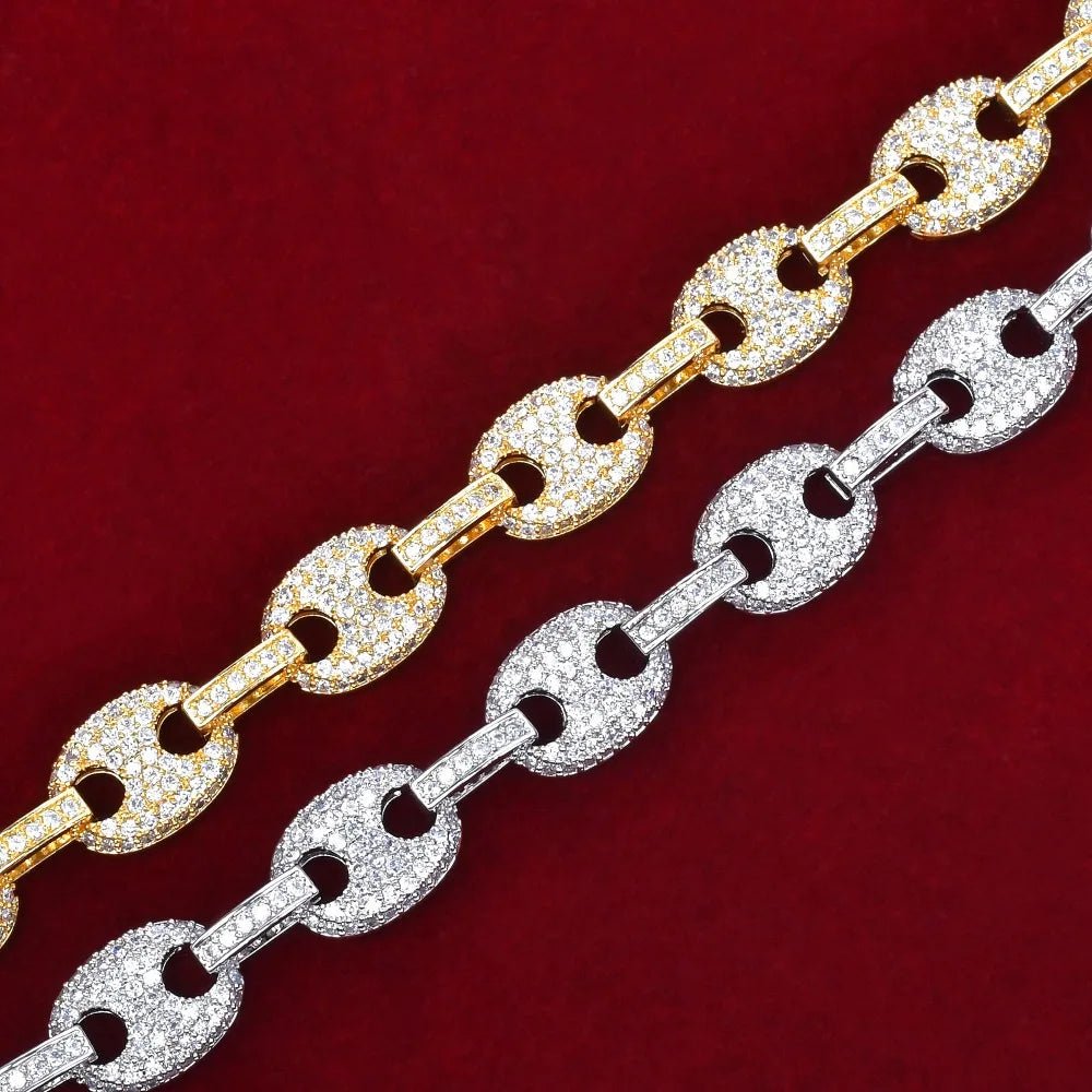 Bijou Grain de Café – Collier Cuban Plaqué Or Homme - Bijou Graine de Café - Colliergrainedecafe.fr