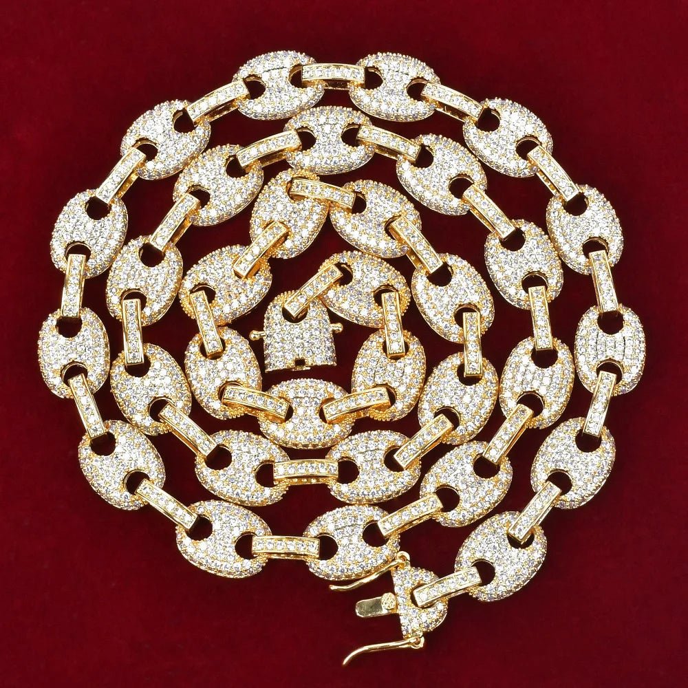 Bijou Grain de Café – Collier Cuban Plaqué Or Homme - Bijou Graine de Café - Colliergrainedecafe.fr